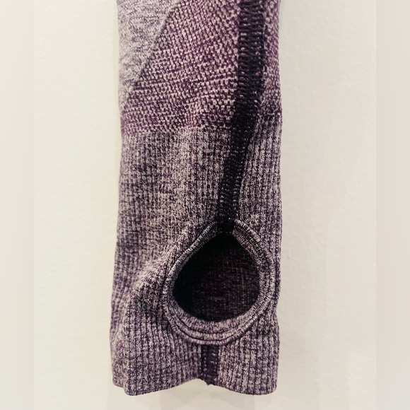 Gymshark Flex Sports Long Sleeve Crop Top Purple Women’s Small - Picture 5 of 7